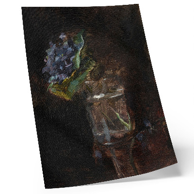 Umetniški tisk na platno Henri de Toulouse–Lautrec, Šopek vijolic v vazi (1882), tihožitje