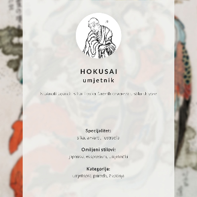 Eleganten plakat za dnevno sobo Starinski japonski leseni odtis Hokusaija, ki prikazuje slapove Jošicune v Jošinu v provinci Izumi (1833–1834)