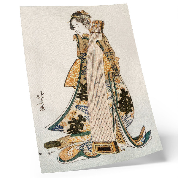 Plakat Japonski Hokusai (1760-1849) v starinskem slogu ukiyo-e