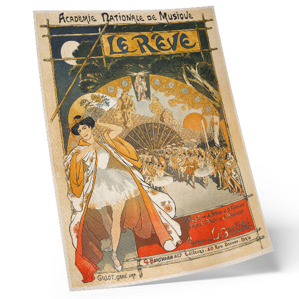 Plakat Sanje (1891) Théophila Alexandra Steinlena