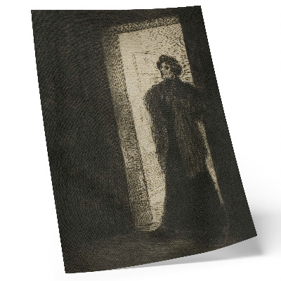 Plakat Na pragu, Théophile-Alexandre Pierre Steinlen