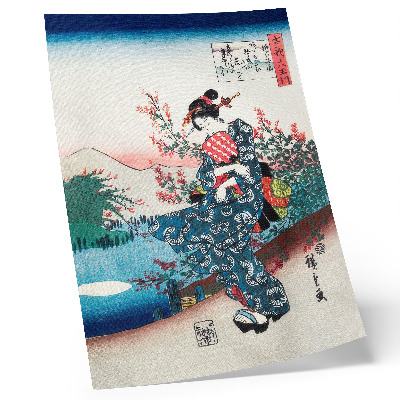 Eleganten plakat za dnevno sobo Japonka (1844-1846), vintage lesorez Utagawa Hiroshige