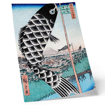 Plakat Utagawa Hiroshige Suidobashi in Surugadai Bridge (1857)