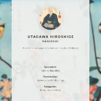 Umetniški tisk na platno slika Fujisawa avtorja Utagawa Hiroshige