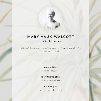Umetniški tisk na platno Divji ananas (Tillandsia fasciculata) (1921) avtorice Mary Vaux Walcott