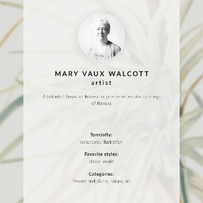 Umetniški tisk na platno Divji ananas (Tillandsia fasciculata) (1921) avtorice Mary Vaux Walcott