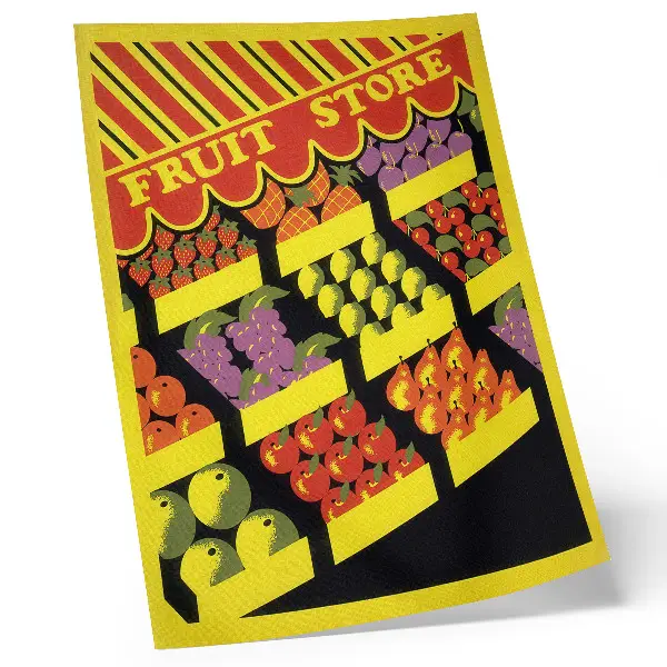 Plakat Sadna trgovina iz leta 1936 avtorja Federal Art Project