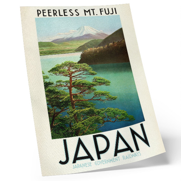 Umetniški tisk na platno Potovanje na Japonsko v tridesetih letih 20. stoletja
