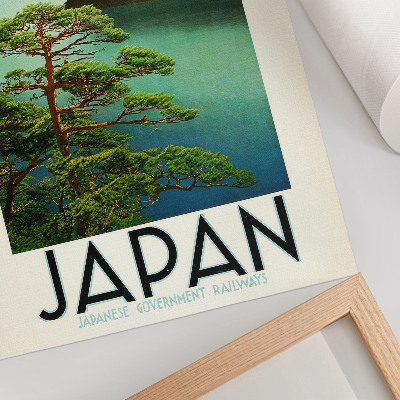Umetniški tisk na platno Potovanje na Japonsko v tridesetih letih 20. stoletja