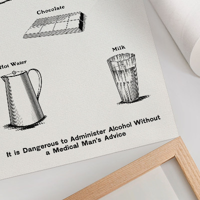 Premium stenski plakat Varni stimulansi, ki jih je odobril Odbor za absorpcijo Dominion Scientific