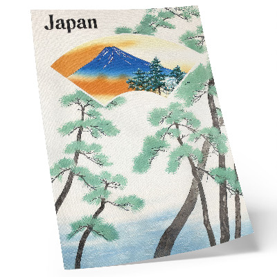 Umetniški tisk na platno Potovanja japonske vladne železnice (1930), starinska ilustracija