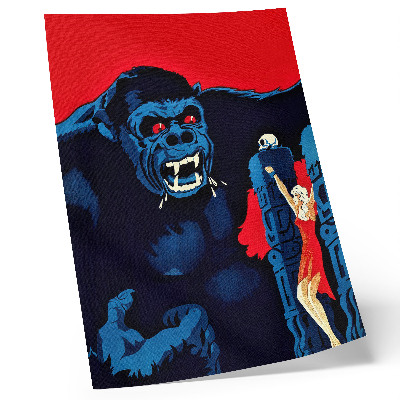 Eleganten plakat za dnevno sobo Danski filmski plakat za King Konga (1933)
