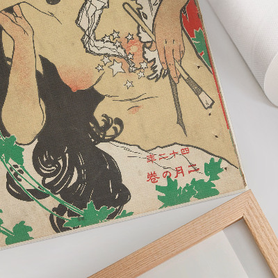 Umetniški tisk na platno februarja 1909 (1909) Kaburaki Kiyokata