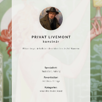 Premium stenski plakat Kromolitografija Privat Livemont (1896), avtor Absinthe Robette