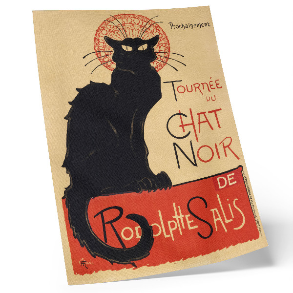 Eleganten plakat za dnevno sobo Tournée du Chat Noir (1896) avtor Théophile Alexandre Steinlen