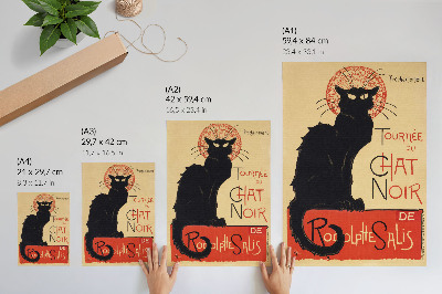 Eleganten plakat za dnevno sobo Tournée du Chat Noir (1896) avtor Théophile Alexandre Steinlen