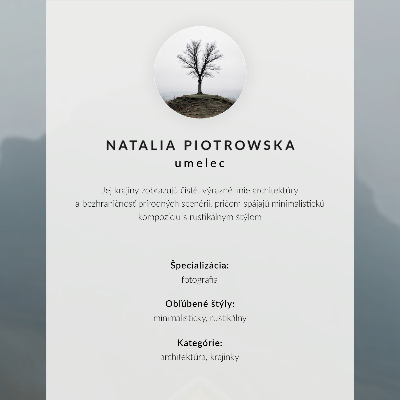 Plakat na platnu Minimalistična zimska hiša na ozadju snega
