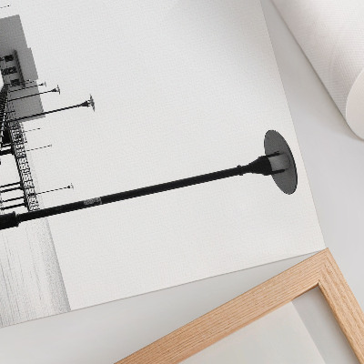 Plakat na platnu Minimalistični most, pravokotna arhitektura