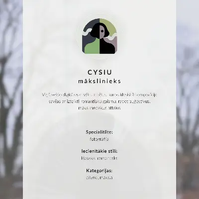 Plakat na platnu dekle z belim sadjem v skrivnostnem vzdušju