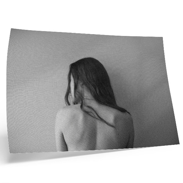 Plakat Minimalistični čar figur v enobarvni tehniki