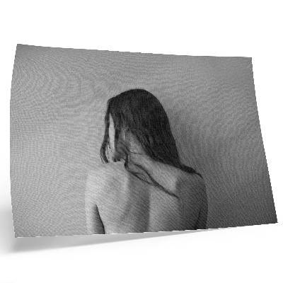Plakat Minimalistični čar figur v enobarvni tehniki