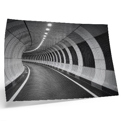 Plakat na platnu Sodoben geometrijski prostorski tunel