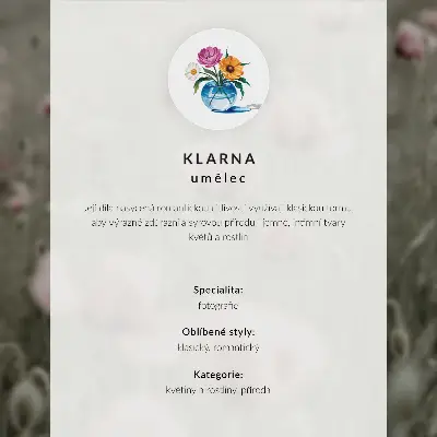 Plakat na platnu rožnata dalija in zeleni listi v moderni kompoziciji