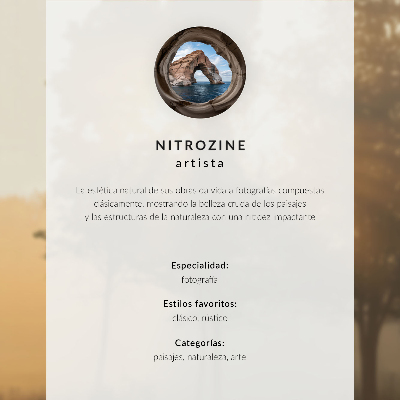 Plakat na platnu Meglena panorama gozda, polnega zelene in sive barve