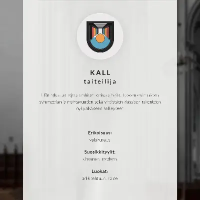 Plakat na platnu elegantna arhitektura klasičnih lokov s sencami