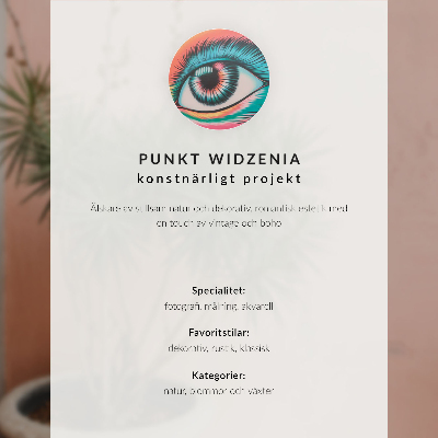 Plakat s teksturo platna Lesena hiša, drevesa, bujno zelenje, idilično