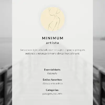 Plakat na platnu motiv harmonije minimalistične zimske pokrajine z drevesi
