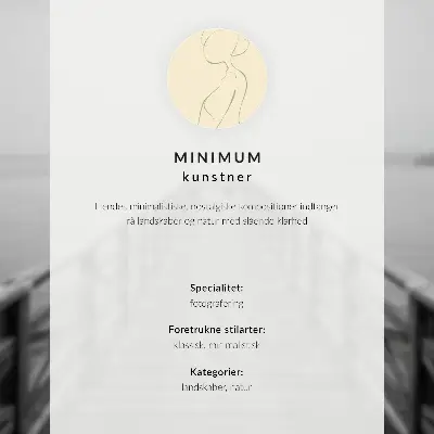Plakat na platnu motiv harmonije minimalistične zimske pokrajine z drevesi