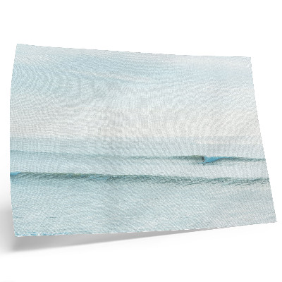 Plakat na platnu Oceanski valovi surfer mirno minimalistično
