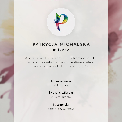 Plakat na platnu Dinamični valovi barv se prepletajo