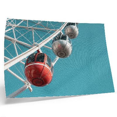 Plakat Turkizno nebo dinamične kabine modernosti
