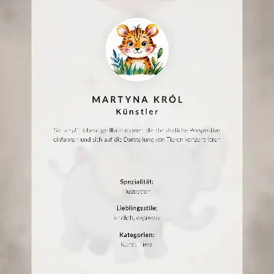 Plakat s teksturo platna ilustracija psa v prijetnih toplih barvah s številnimi podrobnostmi