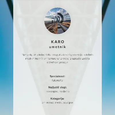 Plakat sodobni nebotičniki z odsevi luči na nebu