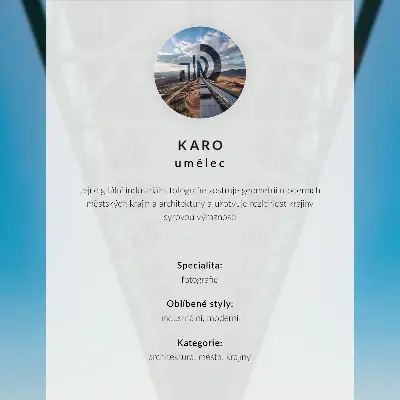 Plakat sodobni nebotičniki z odsevi luči na nebu