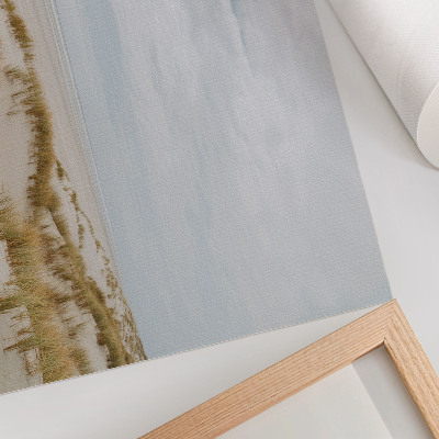 Plakat Peščena plaža minimalizem prostor mir