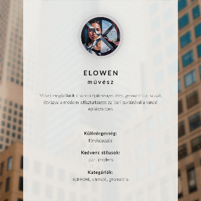 Plakat s teksturo platna Moderna stavba z balkoni in trgom