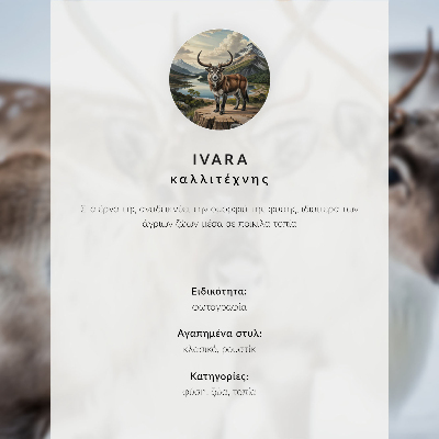 Plakat Medved v gozdu, polnem naravnega šarma