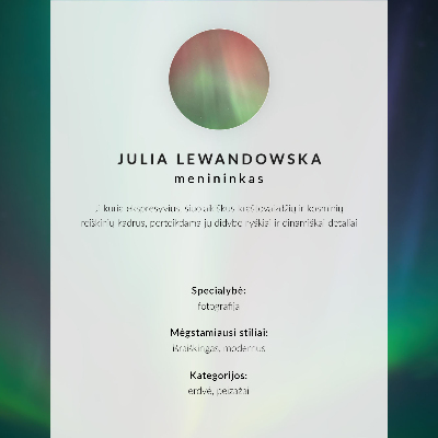 Plakat Zelena aurora, bleščeče luči, mirna gladina