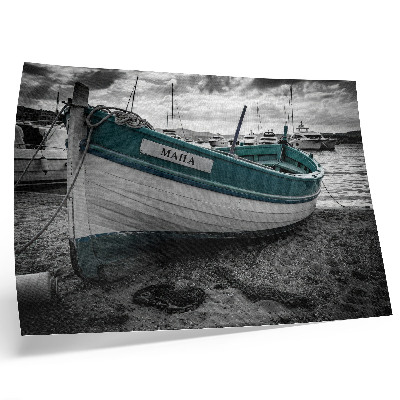Plakat Čoln na plaži, mirna sanjska pustolovščina
