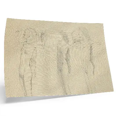 Plakat na platnu slika Študij dneva (Resnica) avtorja Ferdinanda Hodlerja