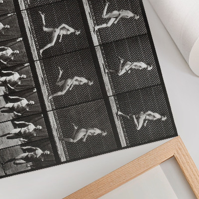 Plakat Plošča 60 z Gibanje živali (1887), ki jo je fotografiral Eadweard Muybridge