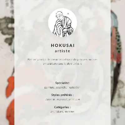 Plakat na platnu Ribič, ki nosi mrežo v snegu (ok. 1821), avtor Katsushika Hokusai, v visoki ločljivosti