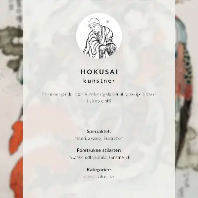 Plakat na platnu Ribič, ki nosi mrežo v snegu (ok. 1821), avtor Katsushika Hokusai, v visoki ločljivosti
