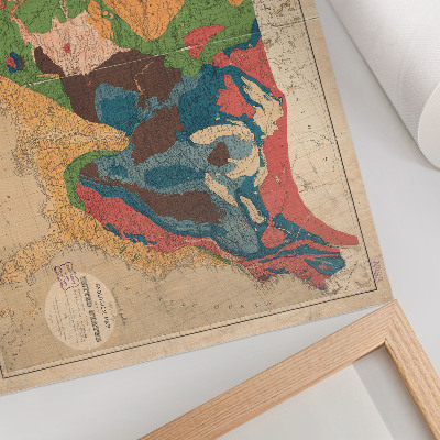 Plakat Geološki zemljevid Združenih držav Amerike