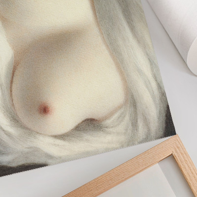 Plakat na platnu Razgaljene ženske prsi: Razkrita lepota (1828), avtorice Sarah Goodridge