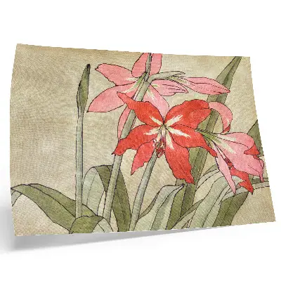 Plakat na platnu Amaryllis (1915) avtorice Hannah Borger Overbeck